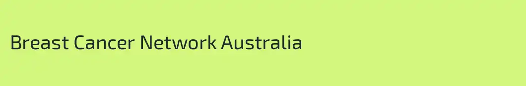 Breast Cancer Network Australia